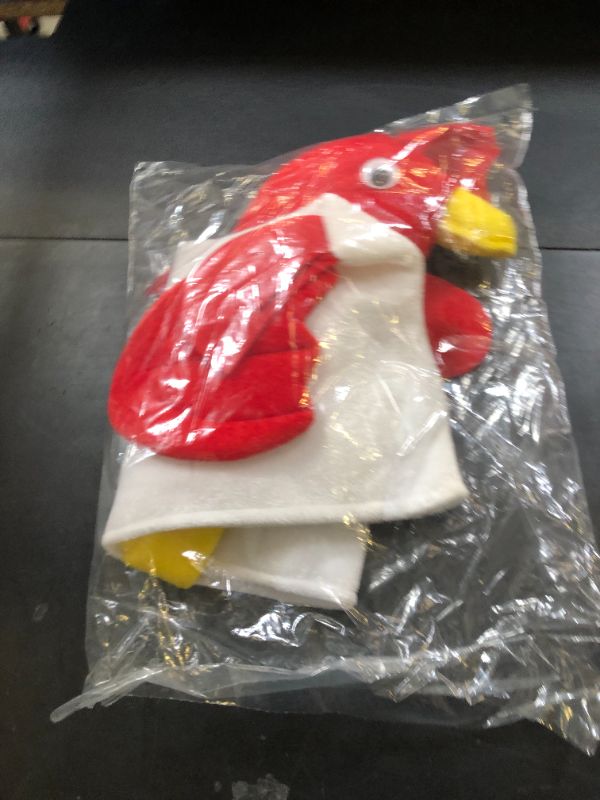 Photo 1 of U. S. Toy H530 Rooster Hat, Multicolor, Standard Size