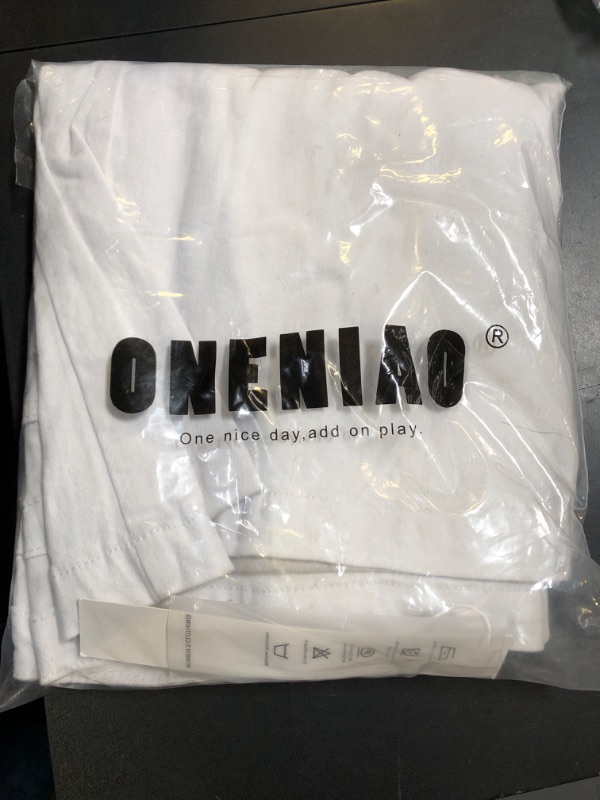 Photo 1 of Oneniao Womens Wide Leg Baggy Loose Jeans High Waisted Stretch Denim Pants Business Casual Daily Outfits for Curvy Women White
