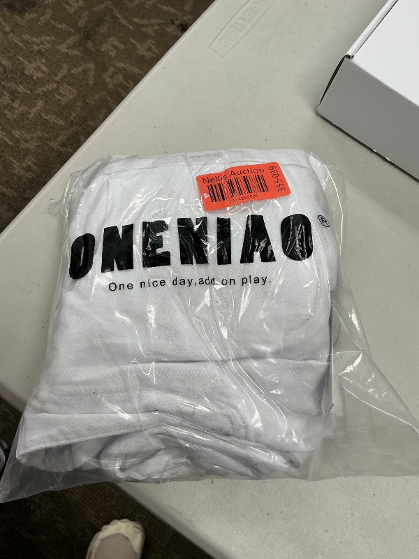 Photo 1 of Oneniao Womens Wide Leg Baggy Loose Jeans High Waisted Stretch Denim Pants Business Casual Daily Outfits for Curvy Women White