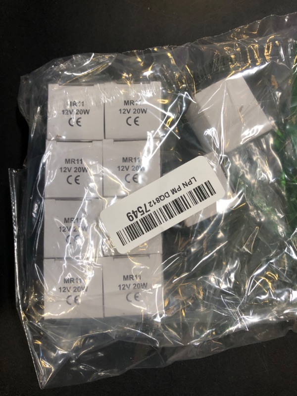 Photo 1 of MR16 Halogen Bulbs 35W 12V GU5.3 Spotlight 36° Warm White Dimmable Bin-Pin Base MR16 Bulbs with Clear Glass Cover 6 Pack