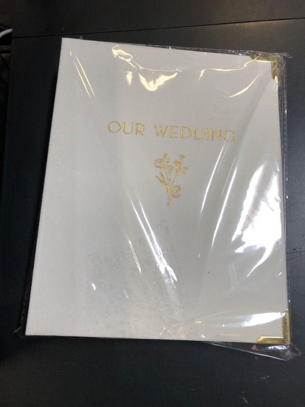 Photo 1 of Beautiful Wedding Planner Book And Organizer - A Unique Linen Binder For the Bride Perfect To Plan Your Big Day - An Exceptional Engagement Gift For Newly Engaged Couples, Future Brides, And Grooms