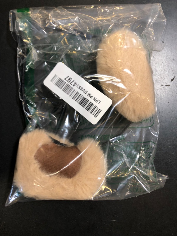 Photo 1 of Tyqour Brown Bear Ears Cute Bear Costume Adult for Halloween Festival Cosplay Party Chipmunk Ears Bear Headband Movable Bear Ears Headband for Washing Face Women