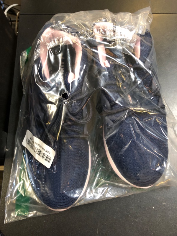 Photo 1 of LANSNBO Steel Toe Shoes for Women Indestructible Safety Work Shoes Air Cushion Lightweight Breathable Utility Sneakers Puncture Proof Slip Resistant Composite Toe Footwear?Zi Fen 38 Purple,Pink