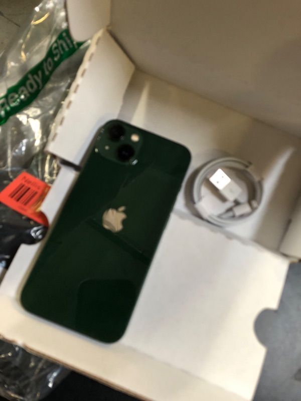 Photo 1 of Apple iPhone 13, 128GB, Green - Unlocked (Renewed)