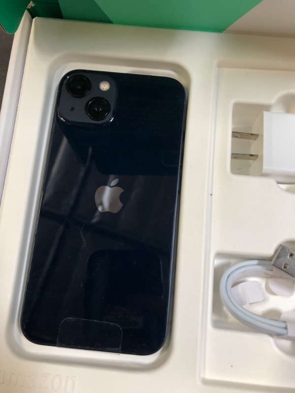 Photo 1 of Apple iPhone 13, 128GB, Midnight - Unlocked (Renewed Premium)
