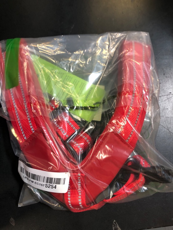 Photo 1 of EXCELLENT ELITE SPANKER No Pull Dog Harness Step-in Adjustable Reflective Vest Soft Padded Easy Pet Chest Strap with Leash Clips for Small Medium Large Dogs Walking Training(Red-XL)