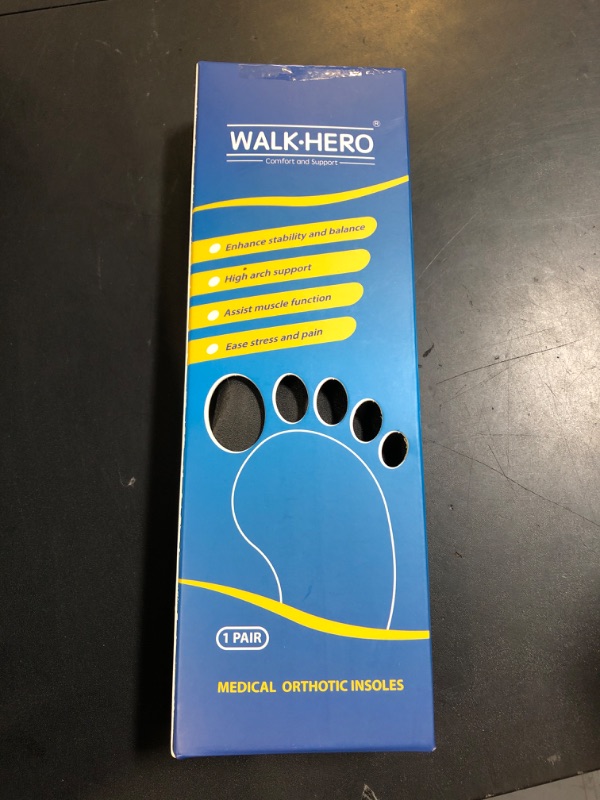 Photo 1 of Plantar Fasciitis Feet Insoles Arch Supports Orthotics Inserts Relieve Flat Feet, High Arch (Mens 7-7 1/2 | Womens 9-9 1/2)