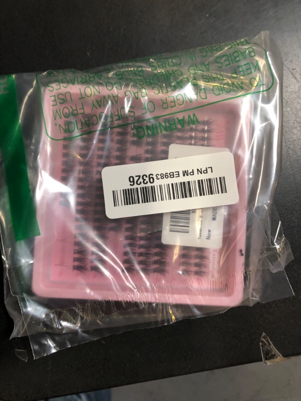 Photo 1 of Yawamica Wispy Lash Clusters Natural Eyelash Extension 10-14mm Fluffy Eyelash Clusters CC Curly Individual Lashes Cluster Eyelash Extensions 40D Cluster Lashes 200pcs DIY Lash Extension by Self