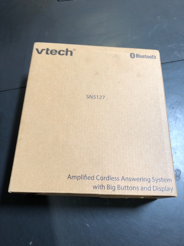 Photo 1 of VTech Amplified Cordless Senior Phone with Answering Machine, Call Blocking, 90dB Ringer, Audio Assist, Big Buttons