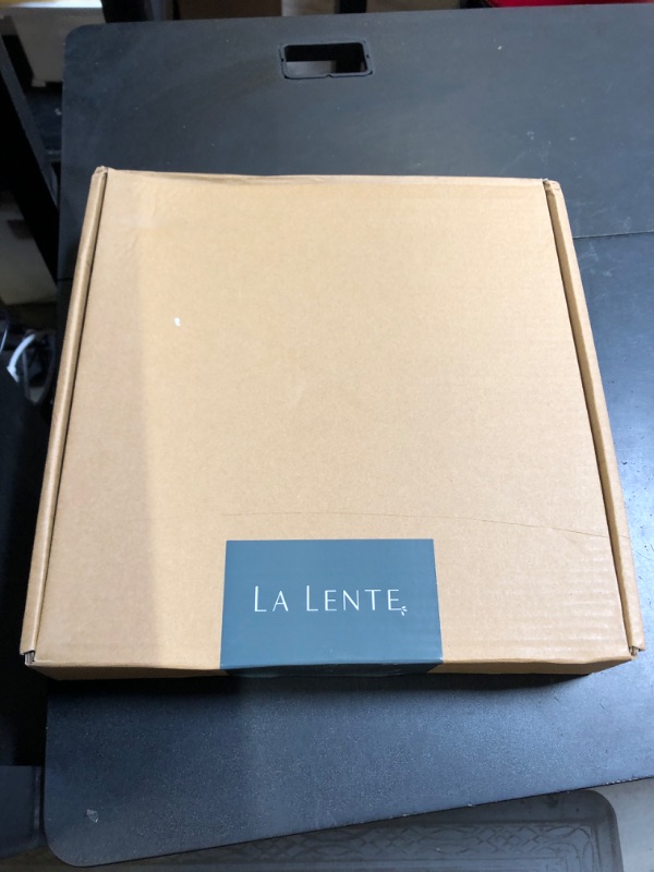 Photo 1 of La Lente Premium Scrapbook Album – Photo Album with Writing Space – 100 Pages for Multiple Sizes 4x6, 5x7, 6x8, 8x10 – Holds 500 Photos – Wedding, Baby, Travel & Family Memories