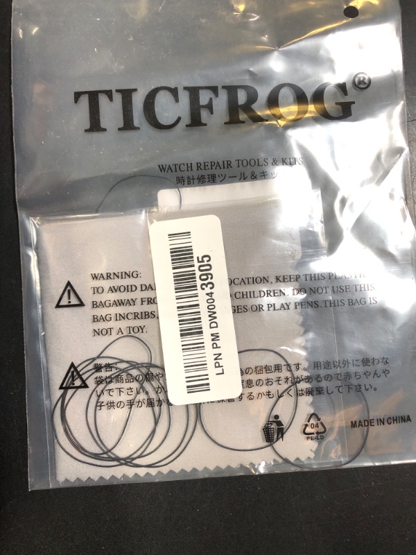Photo 1 of TICFROG Watch Gasket O Ring Rubber Seal Watch Back Cover for Watch Repair, Metric Sealing Gasket for Automotive Machine Plumbing, Pack of 10 with Watch Cleaning Cloth (35mm)