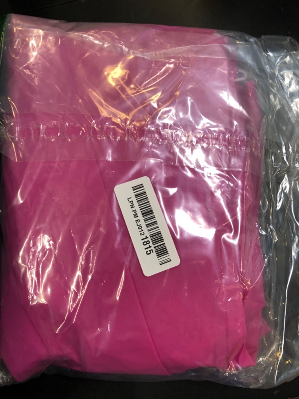 Photo 1 of RUISHYY Rain Ponchos for Adults Women Men (2-5 Pack), Reusable EVA Raincoats Jackets with Hood Portable Waterproof Rain Gear (US, Alpha, One Size, Regular, Regular, 2, Pink+Purple)