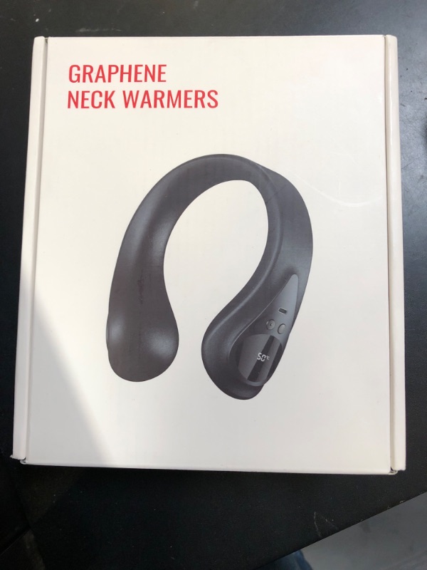 Photo 1 of JODNO Portable Neck Warmer Rechargeable, Soft Leather Cordless Neck Heater Wrap Graphene Heated Scarf with 12 Heat Levels, Hand Warmers Electric Heating Pad for Pain Relief, Warm Gifts for Women Men