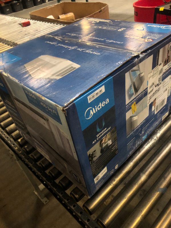Photo 1 of Midea 10,000 BTU U Shaped Smart Inverter Window Air Conditioner, Cools up to 450 Sq. Ft.,Ultra Quiet with Open Window Flexibility, Works with Alexa/Google Assistant, 35% Energy Savings, Remote Control