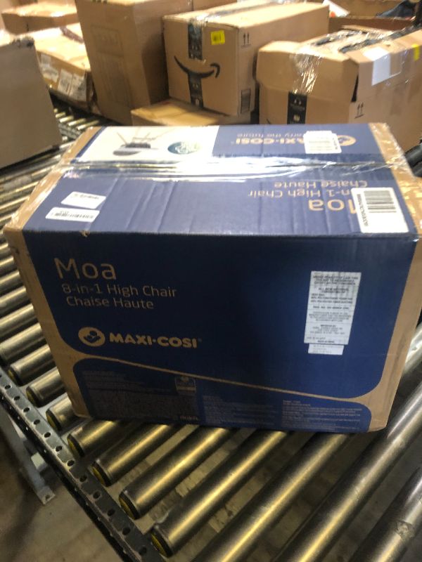 Photo 1 of Maxi-Cosi Moa 8-in-1 High Chairs for Babies and Toddlers, Machine Washable Infant High Chair, Compact, Convertible High Chair Lightweight Design, Classic Graphite