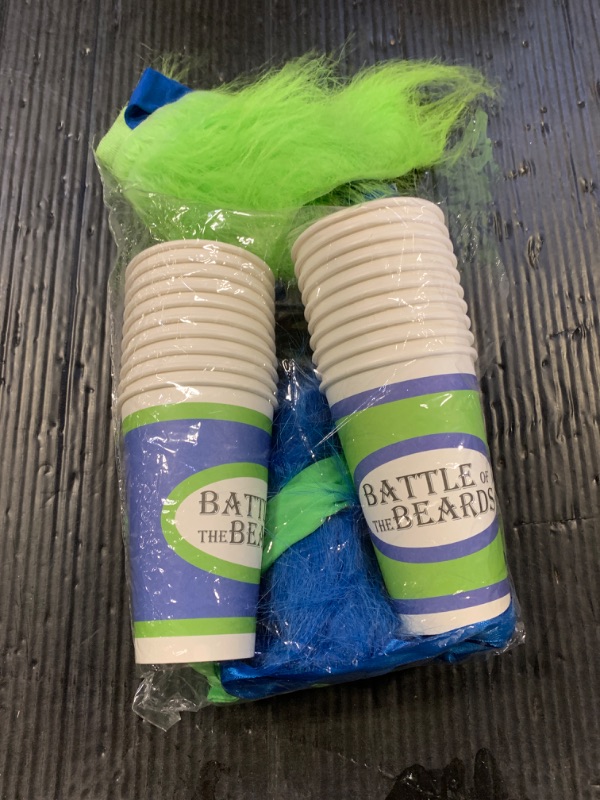 Photo 1 of Squirrel Products Battle of The Beards Funny Party Game, White Elephant Minute to Win It Game for Kids & Adults, Family Game Night Activity for Ages 6+