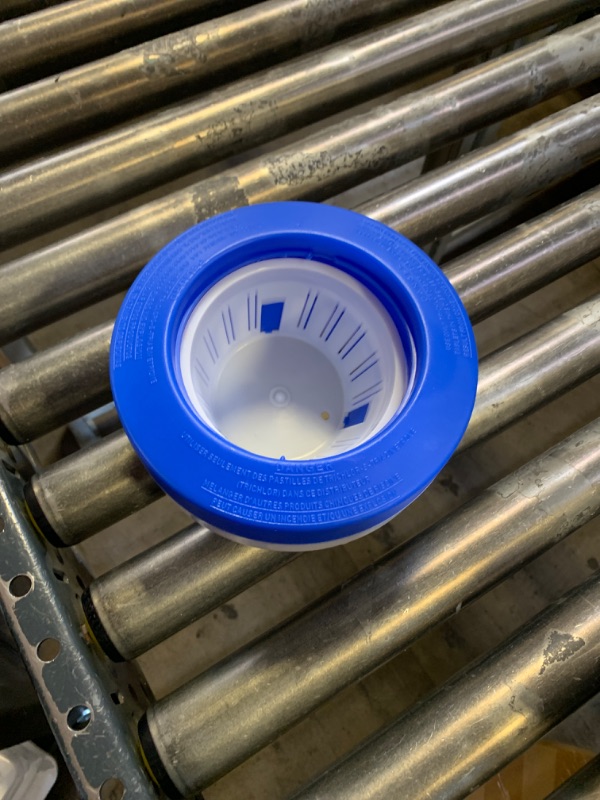 Photo 1 of Floating Chlorine Dispenser, Pool Spa Chlorine/Bromine Floater,7" Large Capacity Floating Chlorinator & Bromine Holder Fits 3 Inch Chemical Tablets?Collapsible?