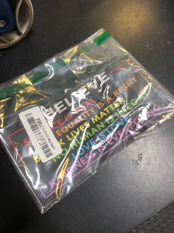 Photo 1 of I Believe Sticker,Science is Real, Black Lives Matter, No Human is Illegal, Women’s Rights are Human Rights, Love is Love (LGBT Gay Pride), Car Bumper, or Hydro-Flask (7.5 X 3.75 Inch)