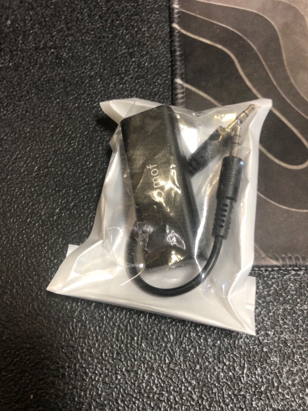 Photo 1 of Smof Upgraded Ground Loop Noise Isolator, Noise Filter for Car Audio/Home Stereo System (Eliminate The Buzzing Noise Completely) with 3.5mm Audio Cable, Black