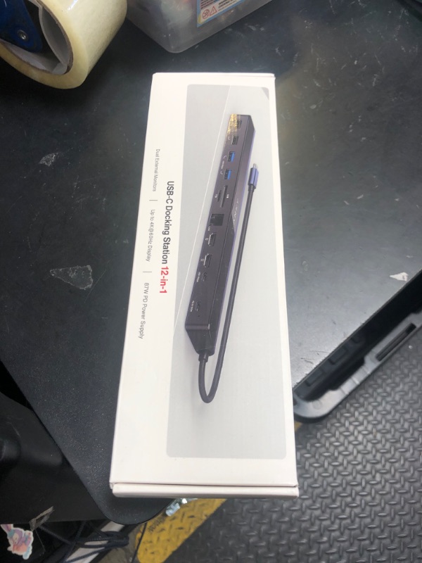 Photo 1 of iVANKY Laptop Docking Station Dual Monitor 4K@60Hz, 12-in-1 USB C Dock 2*HDMI 3.0, 6*USB, 85W PD, SD/TF, Ethernet Thunderbolt 3/4 Hub for HP, Lenovo, Dell, ASUS,Surface, etc.
