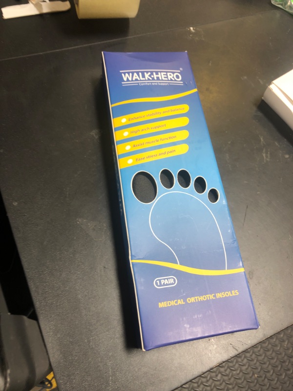 Photo 1 of Plantar Fasciitis Feet Insoles Arch Supports Orthotics Inserts Relieve Flat Feet, High Arch (Mens 10-10 1/2 | Womens 12-12 1/2)
