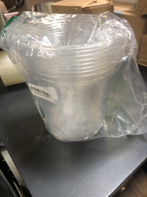 Photo 1 of homenote Clear Nursery Pots for Plant,3/4/5 Inch Plant Pot for Planting Plastic Seedling with Drainage Holes Seed Starter Flower High Transparency Hardness(8Pack)