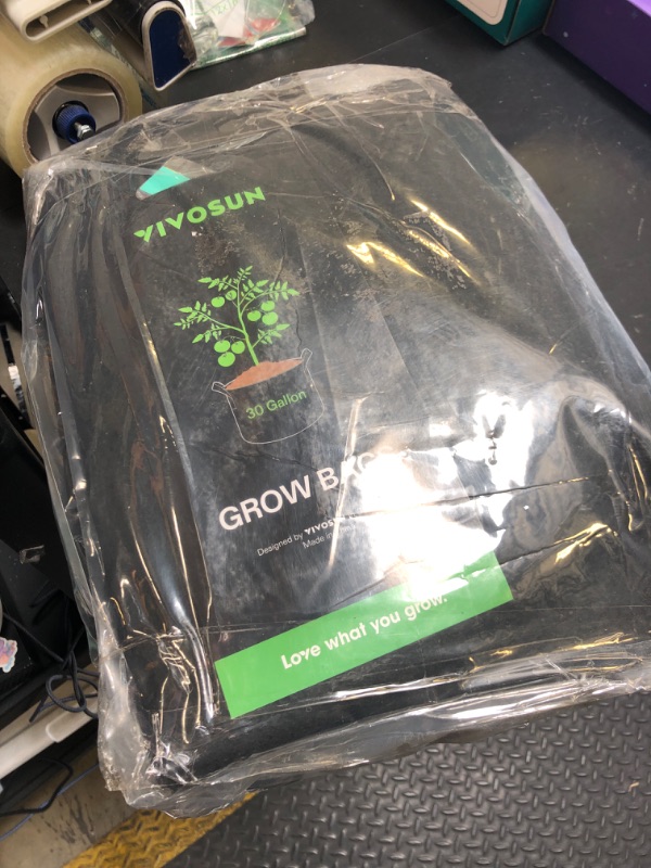 Photo 1 of VIVOSUN 5-Pack 30 Gallons Grow Bags, Heavy Duty Thickened Nonwoven Fabric Pots with Handles