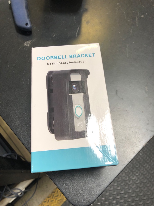 Photo 1 of Ring Doorbell Mount, Anti-Theft Video Doorbell Angle Mount for Apartment with 45 to 135 Degree Adjustable, Ring/Blink/Eufy Wireless Camera Doorbell Bracket Holder