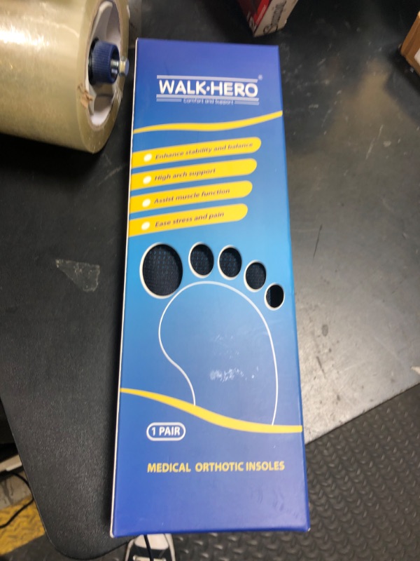Photo 1 of Plantar Fasciitis Insoles for Men Women - Orthotics Inserts, Shoe Insoles Arch Support Flat Feet Inserts Work Boot Insoles for Standing All Day (Mens 9-9 1/2 | Womens 11-11 1/2)