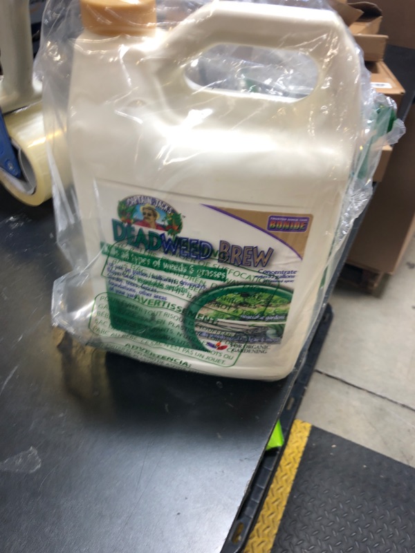 Photo 1 of Bonide Captain Jack's Deadweed Brew, 128 oz Concentrate for All Types of Weeds and Grasses, for Organic Home Gardening