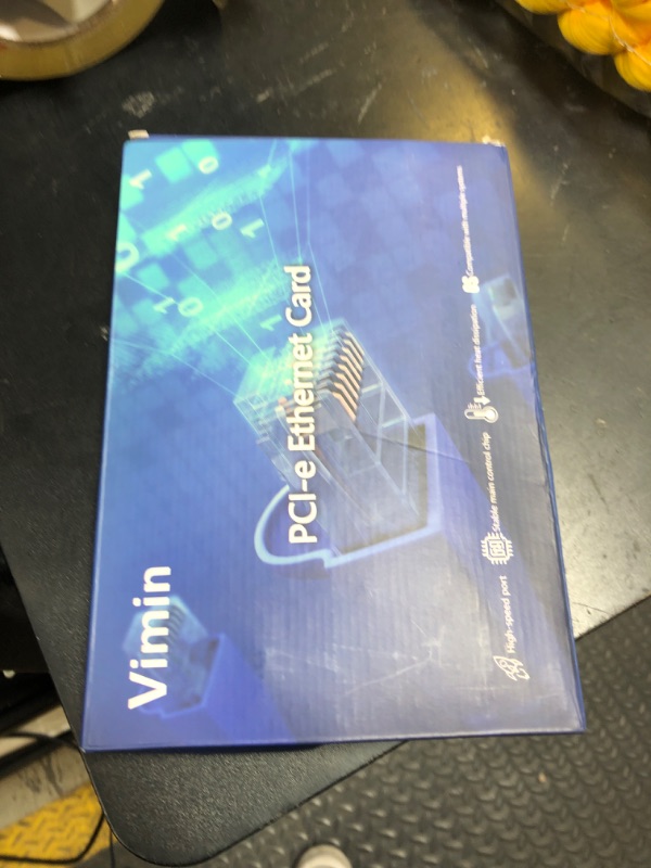 Photo 1 of 10G PCI-E Network Card Single RJ45 Port, 10G NIC with Intel X540-T1 Conrtoller, VIMIN 10Gb Base-T Ethernet Network Card Compatible with PCI Express X8, X16, Support Windows/Windows Server/Linux/VMware