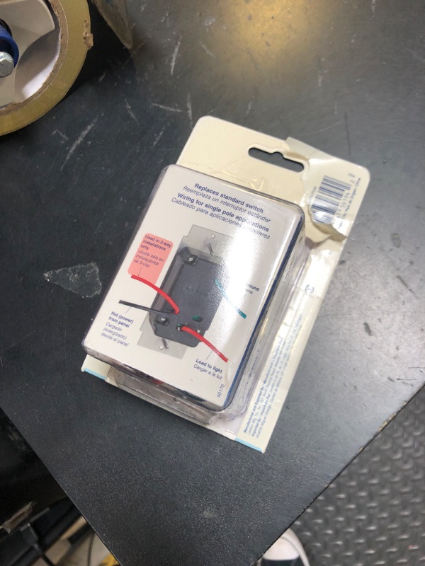 Photo 1 of Leviton SureSlide Dimmer Switch for Dimmable LED, Halogen and Incandescent Bulbs, 6674-P0W, White