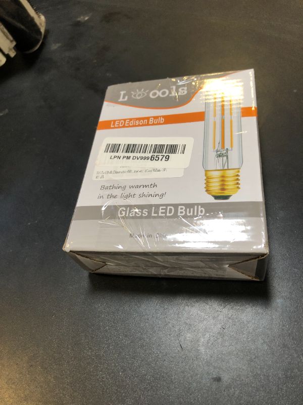 Photo 1 of T10 Led Bulb,Dimmable 6W Led Tubular Bulbs, 60 Watt Incandescent Bulb Equivalent, 5000K Cool White, Clear Glass, E26 Base Lamp Bulb, for Cabinet Display Cabinet etc. (Cool White-3P)