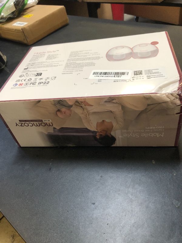 Photo 1 of Momcozy Breast Pump Hands Free Mobile Style | M6, Wearable Breastfeeding Pump Ideal Rhythm for More Milk, DoubleFit Flange More Fit & Discreet with 3 Modes & 9 Levels, 24mm - 2 Pack Cozy Red DAMAGED PKG
