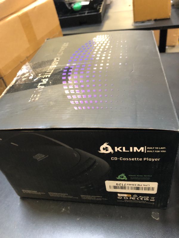 Photo 1 of KLIM CD + Cassette Tape Player, Bluetooth CD Boombox, AM/FM Radio, Stereo Sound, Remote, CD and Cassette Player Combo, Tape Recording, USB Drive, AUX