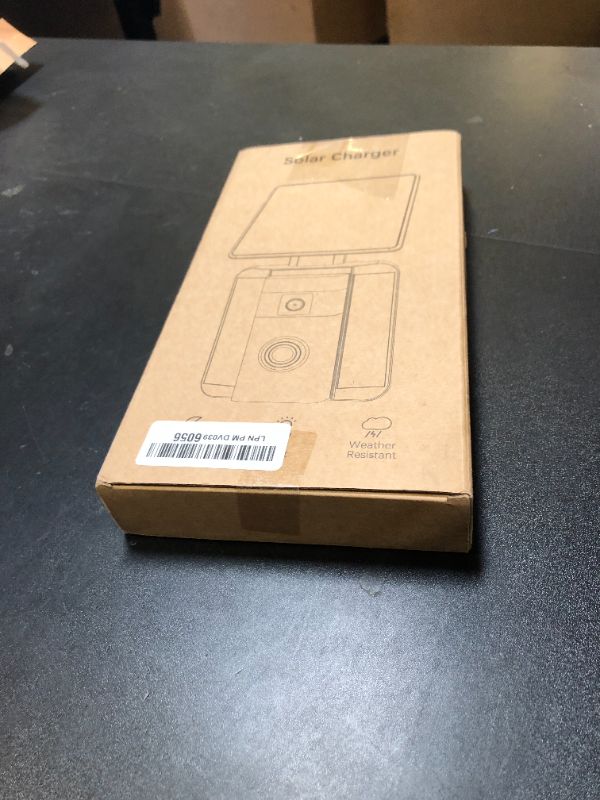 Photo 1 of QIBOX Solar Charger Compatible with All-New Ring Battery Doorbell (1st Generation - 2024 Release), Waterproof Continuously Solar Panel, Adjustable Panel