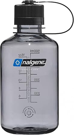 Photo 1 of Nalgene Sustain Tritan BPA-Free Water Bottle Made with Material Derived from 50% Plastic Waste (using ISCC certified mass balance), 16 OZ, Narrow Mouth, BROWN
