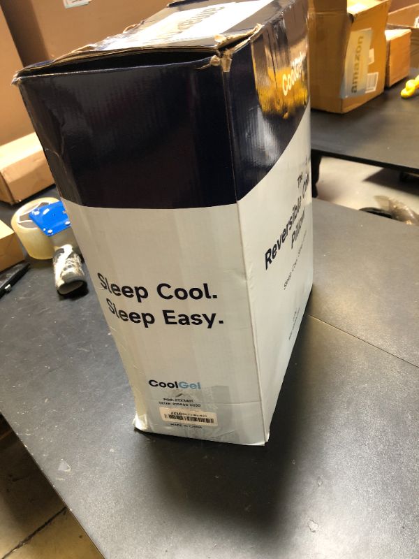 Photo 1 of Classic Brands Medium Firm Reversible Cool Gel Memory Foam Pillow, Standard Size