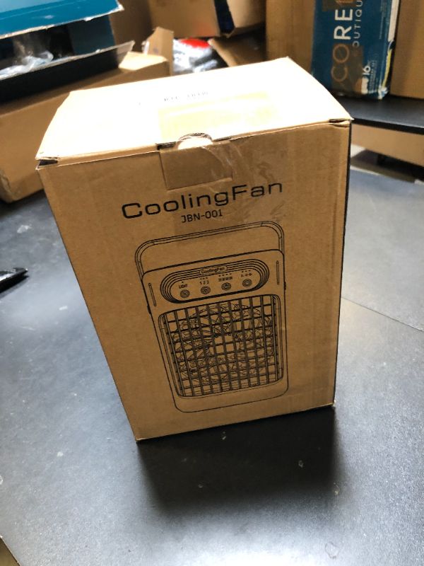 Photo 1 of Small Portable Air Conditioner, LEAEYFE 3 Higher Speeds With 800ml Extra Large Water Tank, 120° Oscillating Mini Cooler Works Within 9 Feet, 2/8 Hour Timer,For Desk, Home, bed and Living Room