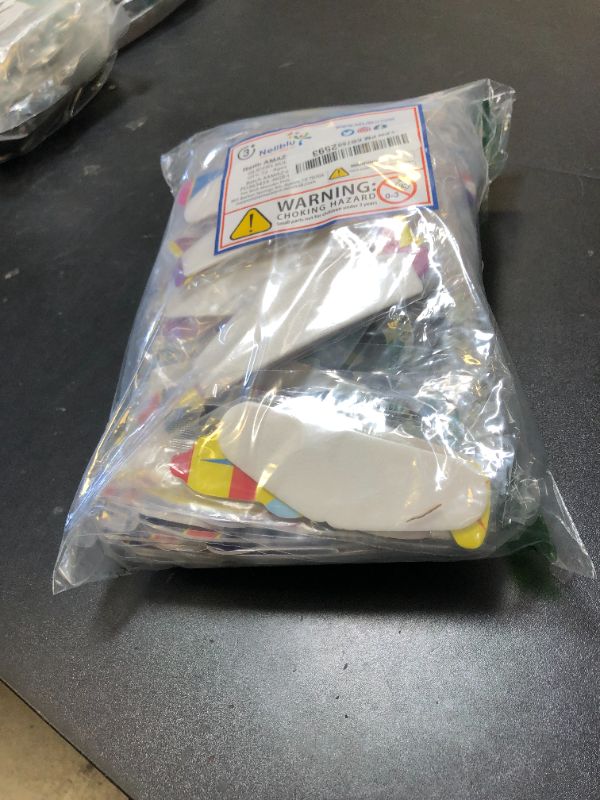 Photo 1 of Neliblu Bulk Pack of 72 Carnival Prizes and Foam Airplanes for Kids - Party Pack Individually Wrapped Flying Paper Planes - Assorted Designs - Foam Airplanes for Kids Party and Pinata Filler