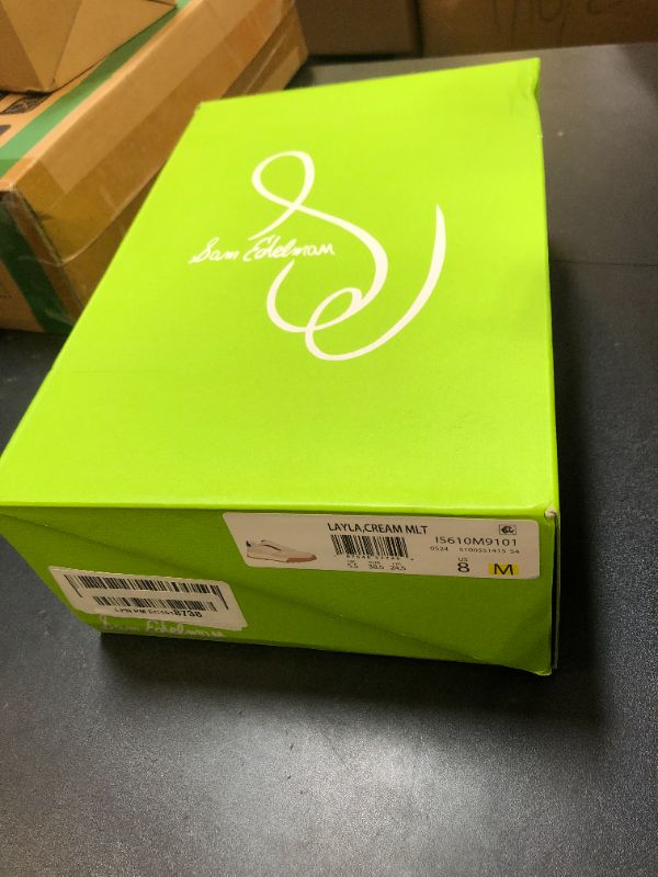 Photo 1 of Sam Edelman Layla Sneaker Cream Multi 8 Medium