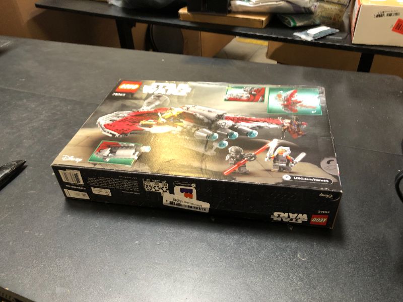 Photo 1 of LEGO Star Wars Ahsoka Tano’s T-6 Jedi Shuttle Spaceship Toy - Star Wars Building Toys Set for Kids, Boys & Girls, Ages 9+ - Birthday Gift for Fans - 4 Minifigures - 75362 DAMAGED PKG
