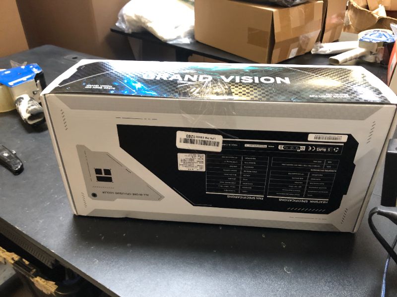 Photo 1 of Thermalrlght Grand Vision 360 ARGB White CPU AIO Cooler,PC 360 Specification Water Cooler System,IPS LCD Screen with 480x480 Resolution and 3.4inch,for AM4/AM5&Intel LGA1700/1851