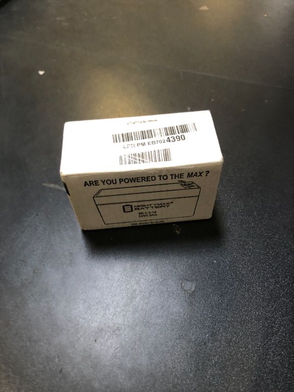 Photo 1 of ML1.3-12 - 12 Volt 1.3 AH, F1 Terminal, Rechargeable SLA AGM Battery