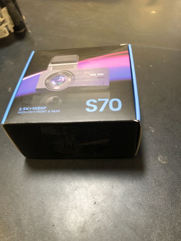 Photo 1 of Dash Cam Front and Rear: 2.5K+1080P Dual Dash Camera for Cars, Ecomoment S70 Car Camer with 3.16" IPS Screen, 170° Wide Angle, Night Vision, G-Sensor, 24H Parking Monitor, 32GB SD Card Included