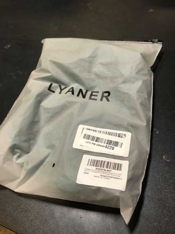Photo 1 of LYANER Women's Satin Spaghetti Straps Cowl Neck Sexy Ruch Cocktail Midi Dresses Dark Green Large