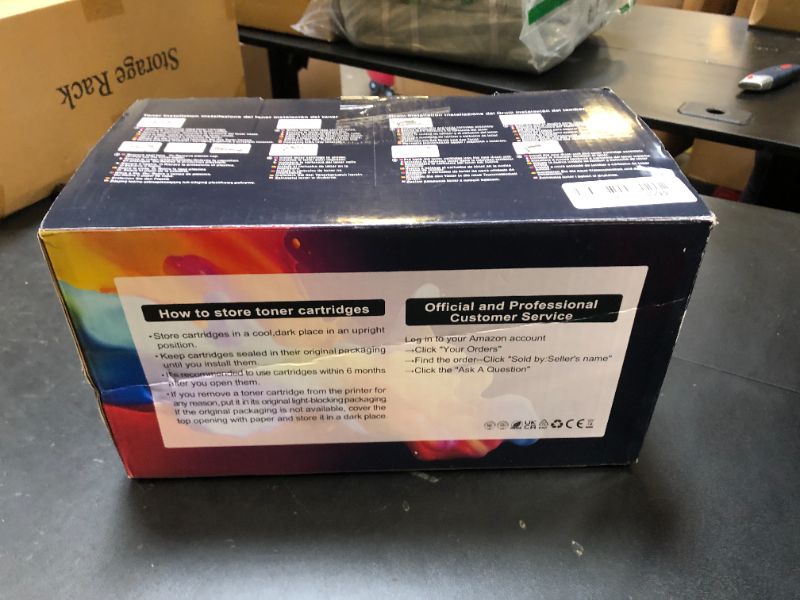 Photo 1 of 218X High Yield Toner Cartridge (No Chip) Replacement for HP 218X/218A to Compatible with HP Color Laser Jet Pro 3201dw MFP 3301cdw MFP 3301fdw MFP 3301sdw (4 BK/Y/C/M) W2180/2181/2182/2183X (No Chip)