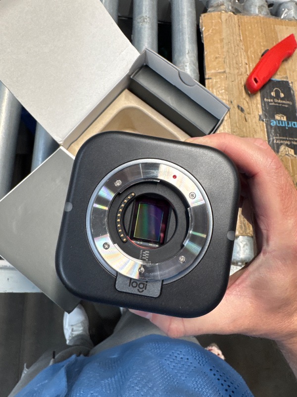 Photo 1 of (POWER TESTED) Logitech for Creators Mevo Core Wireless Live Streaming Camera, 4K Video Camera with Interchangeable Lens, Multicam Ready, Intuitive App Control
