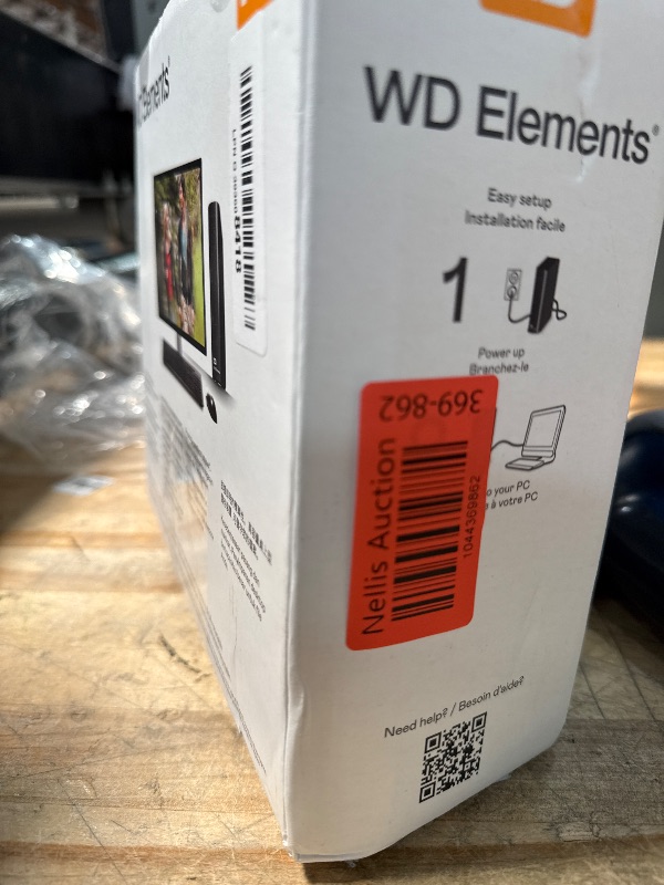 Photo 1 of *UNABLE TO TESTED**WD 20TB Elements Desktop External Hard Drive, USB 3.0 drive for plug-and-play storage - WDBWLG0200HBK-NESN