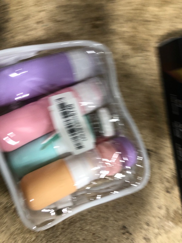 Photo 1 of Zafit 18 Pack travel Bottles for Toiletries, TSA Approved Silicone Travel Containers Leak Proof Refillable Travel Accessories for Shampoo Conditioner Lotion Body Wash(Multicolored C)